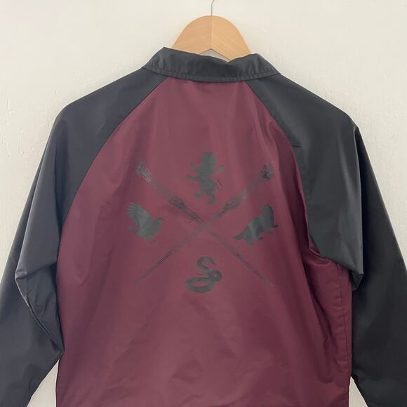 VANS x Harry Potter Kids Torrey Jacket Windbreaker Hogwarts Crests Youth Large - Picture 13 of 14